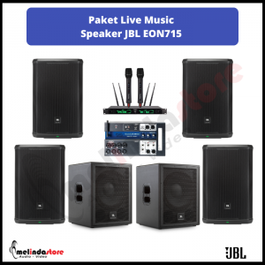 Paket Live Music Speaker Aktif JBL EON 715